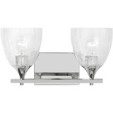 Toffino 2 Light Bath Vanity 8.88 X 16 Inch Wide by Visual Comfort Studio - DJV1022CKG