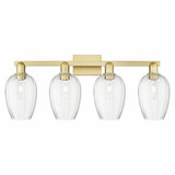 Preston 4 Light Bath Vanity 13.5 Inch Tall and 36 Inch Wide by Innovations - 716-4W-G457-6