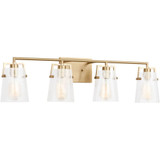 Crofton 4 Light Bath Vanity 9 X 33.38 Inch Wide by Visual Comfort Studio - DJV1034CKG