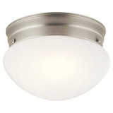 Ceiling Space 1 Light Flush Mount 4.75 Inch and 7.25 Inch Wide by Kichler - 206