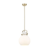 Newton Sphere 1 Light Stem Hung Mini Pendant 10 Inch Wide by Innovations - 410-1SM-G410-10_P