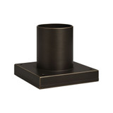 Outdoor Pier Mount Adapter 3.75 X 5.13 Inch Brass Traditions by Innovations - P-200