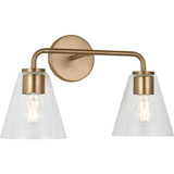 Senda 2 Light Bath Vanity 10.25 Inch Tall and 17 Inch Wide By Generation - PLVN104