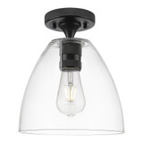 Crown Point 1 Light Flush Mount 9 Inch Wide and 11 Inch Tall by Innovations - 434-1F-GBD-9