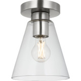Senda 1 Light Flush Mount 9 Inch Tall and 7.13 Inch Wide By Generation - PLFM102