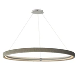 Kaia 80W 1 LED Ring Pendant 48.25 Inch Tall and 2.5 Inch Wide by ET2 - E22964
