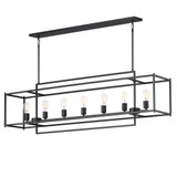 Gridline 7 Light Linear Pendant 10 Inch Tall and 17 Inch Wide by Maxim - 10417