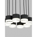 Gable 4.3W 8 LED Chandelier 2.2 and 10.4 Inch Wide by Visual Comfort Modern - 700TRSPGBL8