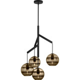 Sedona 4 Light Single Chandelier 30X24.5 Inch Wide by Visual Comfort Modern - 700SDNMPR1