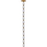 Collier 277V 16.4W 1 LED Pendant 51.6X2 Inch Wide by Visual Comfort Modern - 700CLR48