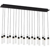 Lassell 277V 129.6W 18 LED Chandelier 44.5 Length by Visual Comfort Modern - SLCH40227-277