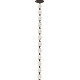 Collier 277V 12.3W 1 LED Pendant 38.9X2 Inch Wide by Visual Comfort Modern - 700CLR36