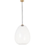 Kapoor 10.8W 1 LED Pendant 23.8 and 17.6 Inch Wide by Visual Comfort Modern - 700TDKPR17