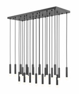 Stari 23 Light Linear Chandelier 11 Inch Tall and 18 Inch Wide by Z Lite - 1956P-23L