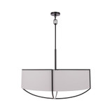 Banks 8 Light Pendant 23.5 Inch Tall and 32.5 Inch Wide by Craftmade - 62098