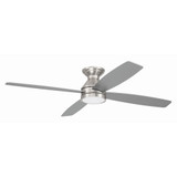 DeMarco 4 Blade Flush Ceiling Fan with Light Kit 52 Inch Wide by Craftmade - DMC52