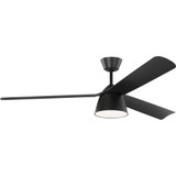 Studio 3 Blade Ceiling Fan with LightKit 60 Inch Wide by Visual Comfort Fan - 3STUSM60D