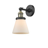 Cone 1 Light Adjustable Wall Sconce 10 and 6.25 Inch Wide by Innovations - 203-G6
