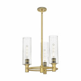Crown Point 3 Light Stem Hung Pendant 18 Inch Wide by Innovations - 434-3CR-G434-12