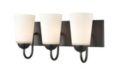 Ivey Lake 3 Light Bath Vanity 8 Inch Tall and 16 Inch Wide by Millennium - 9813