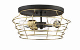 Thatcher 3 Light 16.5 Inch Wide Flush Mount by Craftmade - 50683-8165
