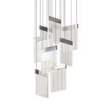 V Panels 112.8W 8 LED Pendant 23.5 Inch Tall X 16.25 Inch Wide by Sonneman - 3094