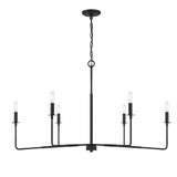 Salerno 6 Light Oversized Chandelier by Savoy House - 1-2221-6