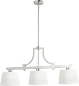 Lancaster 3 Light Mini Island Chandelier by Quorum - 6507-3