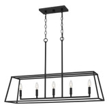 Prescott 5 Light Oversized Linear Pendant by Quoizel - PRC536