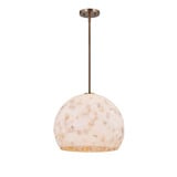 Alabaster Rocks 1 Light Large Pendant by Justice Design - ALR-6537