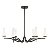 Butler 5W 6 LED Chandelier 14 Inch Tall and 40 Inch Wide by Savoy House - 1-1464-6