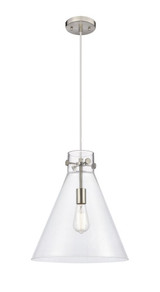 Newton Cone 1 Light Medium Pendant 14 Inch Wide by Innovations - 410-1PL-G411-14
