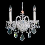 Olde World 2 Light Crystal Wall Sconce by Schonbek - 6807