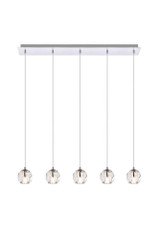 Eren 5 Light Mini Pendant by Elegant - 3505D32