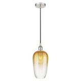 Brookhaven Flute 1 Light Edison Cord Mini Pendant 15 Inch by Innovations - 616-1P-G484-7