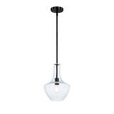 Fusion 1 Light Small Pendant 13 Inch Tall by Justice Design - FSN-4178