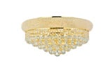 Primo 10 Light 20 Inch Wide Flush Mount by Elegant - V1800F20