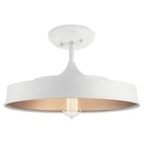Elias 1 Light 16 Inch Wide Semi Flush Mount by Kichler - 52098