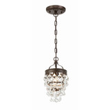 Calypso 1 Light Small Pendant by Crystorama - 131