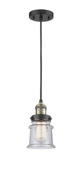 Canton 1 Light Industrial Cord Hung Mini Pendant by Innovations - 201C-G18S