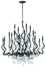 Aveline 20 Light Oversized Chandelier by Corbett - 414-48