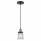 Canton 1 Light Mini Pendant 9.25 Inch Tall by Innovations - 616-1PH-G18S