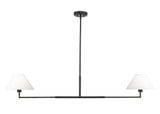 Leila 2 Light Chandelier In Modern Style 9.5 x 12 Inches Wide by Z-Lite - 744-62L