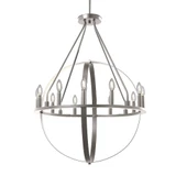 Orbit 12 Light Chandelier 45 Inch Tall and 32 Inch Wide by Justice Design - NSH-4284