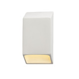 Ambiance Small Tapered Rectangle Closed Top Wall Sconce by Justice Design - 5860