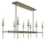 Chandler 8 Light Oversized Island Chandelier by Framburg - 4698AB