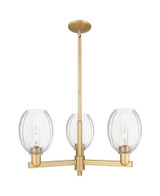 Preston 3 Light Stem Chandelier 12.75 Inch X 17.63 Inch Wide by Innovations - 716-3CR-G459-6_P