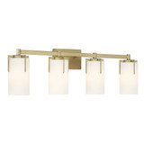 Froselle 4 Light Bath Vanity 9.5 Inch Tall and 30.5 Inch Wide by Millennium - 65004
