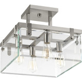 Glayse 4 Light 16.75 Inch Wide Semi Flush Mount by Progress - P350090