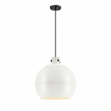 Newton Sphere 1 Light Metal Shade Large Pendant 18 Inch Wide by Innovations - 410-1PL-M410-18